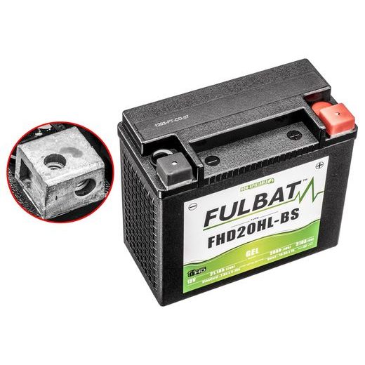 BATÉRIA 12 V, FHD20HL-BS GÉL& (HARLEY.D), 12V, 20AH, 310A, BEZÚDRŽBOVÁ GÉL TECHNOLÓGIE 175X87X155 FULBAT (AKTIVOVANÁ VO VÝROBE)