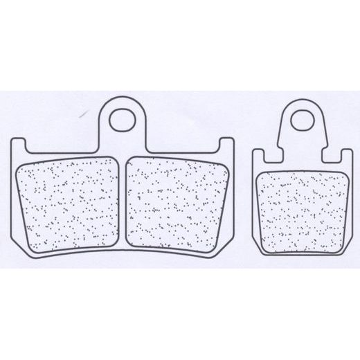 BRZDOVÉ OBLOŽENIE CL BRAKES 1180 XBK5 (4 KS V SADE