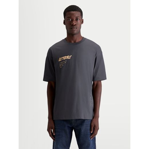 ALPINESTARS CHALK OVERSIZED CSF – VOĽNOČASOVÉ MOTO TRIČKO (TMAVO SIVÁ)