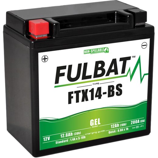 GELOVÝ AKUMULÁTOR FULBAT FTX14-BS GEL (YTX14-BS GEL)