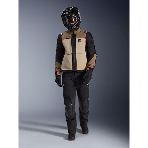 ALPINESTARS ANDES PRO DRYSTAR XF – MOTOCYKLOVÁ BUNDA NA CESTNÚ JAZDU (HNEDÁ/ČIERNA/ORANŽOVÁ) 2026