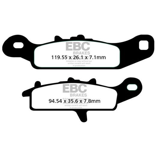 BRZDOVÉ OBLOŽENIE EBC FA342R