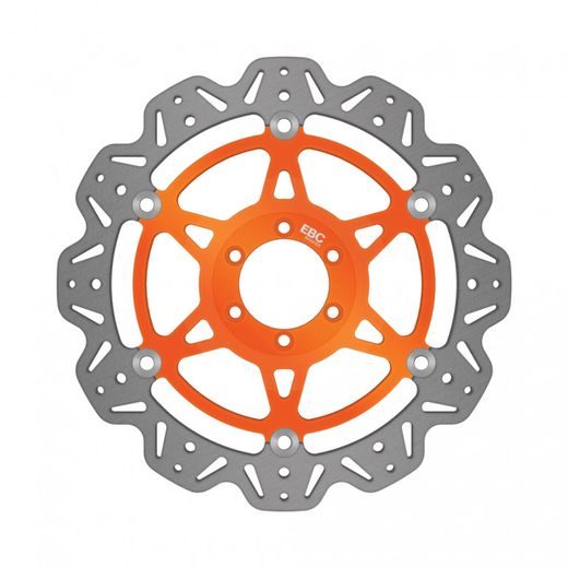 BRZDOVÝ KOTÚČ EBC VR633ORG POMARANČOVÁ