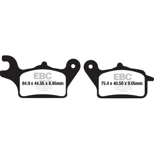 BRZDOVÉ OBLOŽENIE EBC SFA652