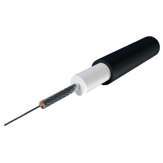 ZAPAĽOVACIE KÁBEL 7 MM SILIKÓNOVÝ S MEDENÝM DRÁTEM, TESLA (1 M, ČIERNY)