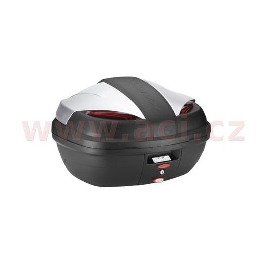MONOLOCK TOPCASE - 47L, KAPPA (ČIERNY, ČERVENÉ ODRAZKY, KOMPOZIT)
