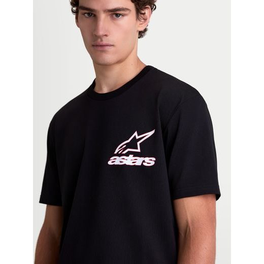 ALPINESTARS LINEOUT CSF – VOĽNOČASOVÉ MOTO TRIČKO (ČIERNA)