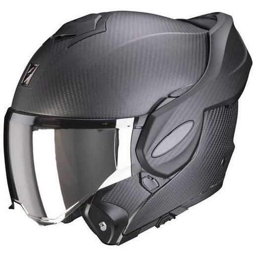 SCORPION PREKLÁPACIA PRILBA NA MOTOCYKEL EXO-TECH EVO ANIMO, ČIERNA/ČERVENÁ