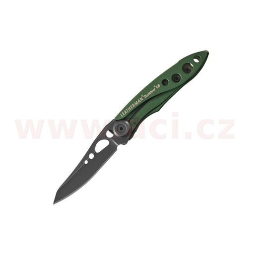 LEATHERMAN SKELETOOL KB OG GREEN - ZAVÍRACÍ NÔŽ S OTVÁRAČOM FĽAŠOU, ROVNÁ ČEPEL