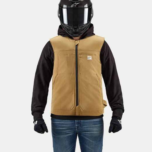 ALPINESTARS AIRBAGOVÁ VESTA TECH-AIR®3 CANVAS SYSTÉM – AIRBAGOVÝ SYSTÉM NA MOTORKU (ČIERNA) 2025