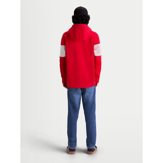 ALPINESTARS CUBIC HOODIE – VOĽNOČASOVÁ MOTO MIKINA (ČERVENÁ/SIVÁ)