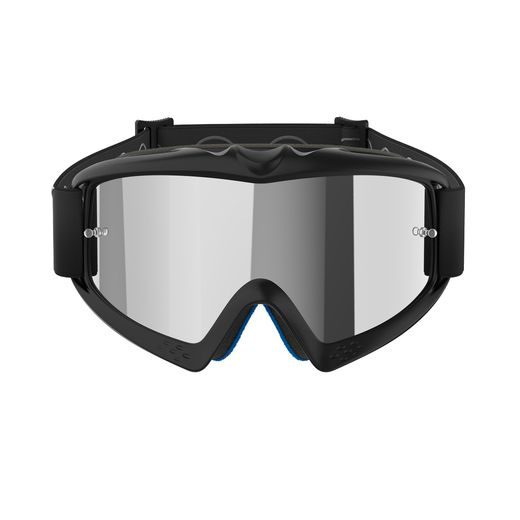 ALPINESTARS VISION YOUTH CORP – DETSKÉ MOTOKROSOVÉ OKULIARE NA MX A ENDURO (ČIERNA, ZRKADLOVÉ STRIEBORNÉ PLEXI) 2025