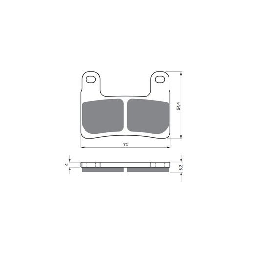 BRZDOVÉ OBLOŽENIE GOLDFREN 397 AD