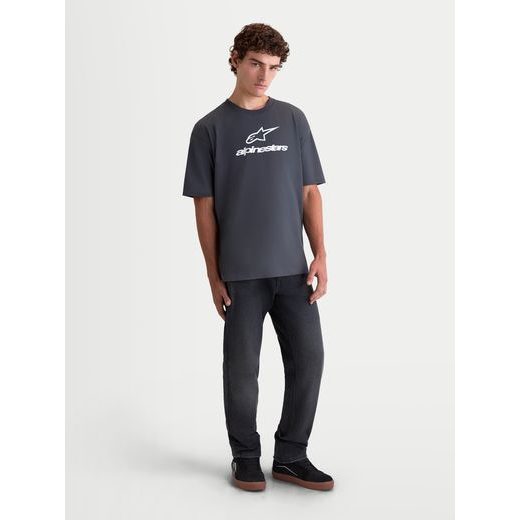 ALPINESTARS PRELUDE OVERSIZED CSF – VOĽNOČASOVÉ MOTO TRIČKO (TMAVO SIVÁ)