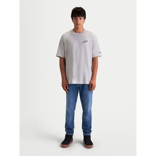 ALPINESTARS MANDATE OVERSIZED CSF – VOĽNOČASOVÉ MOTO TRIČKO (SIVÁ)