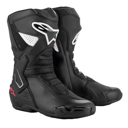 ALPINESTARS STELLA SMX-6 3 – DÁMSKE MOTOCYKLOVÉ TOPÁNKY NA CESTNÚ JAZDU (ČIERNA/BIELA/RUŽOVÁ) 2025