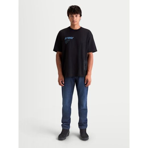 ALPINESTARS CHALK OVERSIZED CSF – VOĽNOČASOVÉ MOTO TRIČKO (ČIERNA)