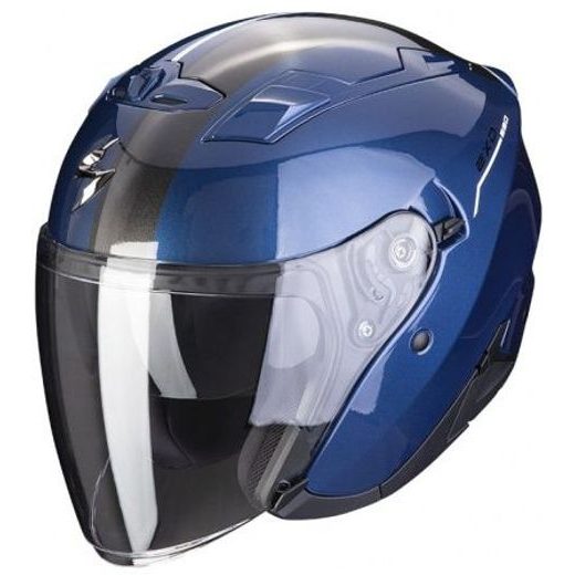 SCORPION PRILBA NA MOTOCYKEL EXO-230 SR, MODRÁ/ČIERNA