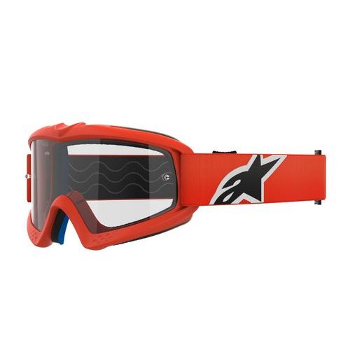 ALPINESTARS VISION YOUTH CORP – DETSKÉ MOTOKROSOVÉ OKULIARE NA MX A ENDURO (ORANŽOVÁ, ČÍRE PLEXI) 2025
