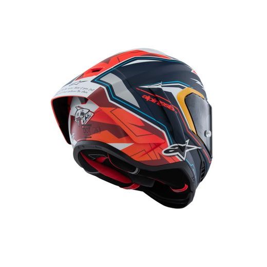 PŘILBA SUPERTECH R10 LIMITOVANÁ EDICE PEDRO ACOSTA, ALPINESTARS (MODRÁ/ČERVENÁ/BÍLÁ MATNÁ) 2025
