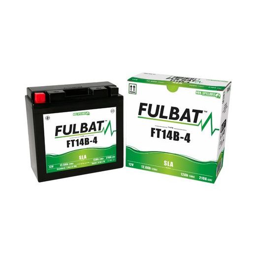 BATÉRIA 12 V, YT14B-4 GÉL, 12,6AH, 210A, BEZÚDRŽBOVÁ GÉL 150X69X145, FULBAT (AKTIVOVANÁ VO VÝROBE)