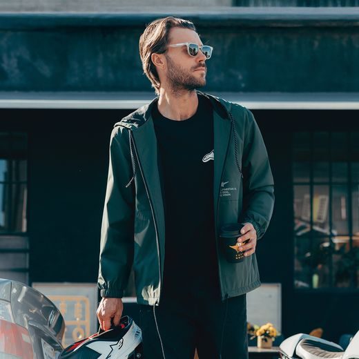 ALPINESTARS SPEEDER RESOLVE WINDBREAKER – VOĽNOČASOVÁ BUNDA (TMAVO ZELENÁ)