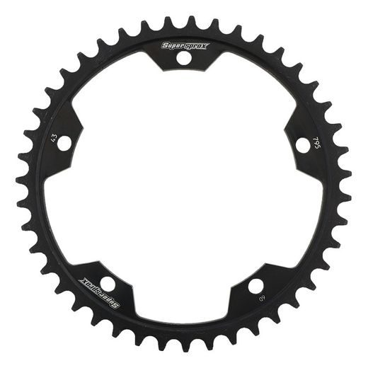 REŤAZOVÁ ROZETA SUPERSPROX RFE-795:43-BLK ČIERNA 43 ZUBOV,525