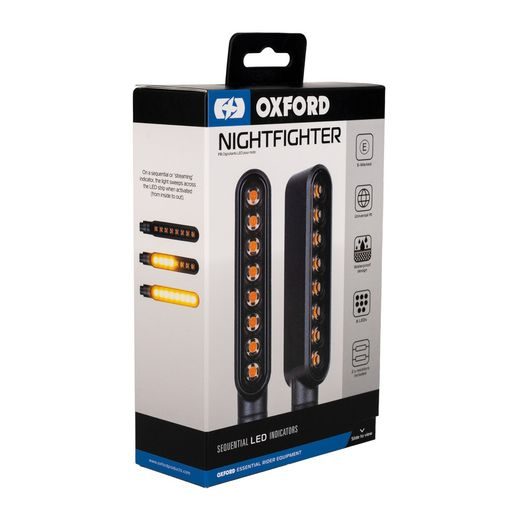 SEKVENČNÉ LED SMEROVKY NIGHTFIGHTER, OXFORD (DYMOVÉ SKLO, SADA VR. ODPOROV, PÁR)