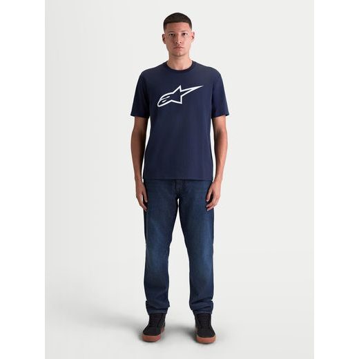ALPINESTARS AGELESS 2.0 CSF – VOĽNOČASOVÉ MOTO TRIČKO (MODRÁ/BIELA)