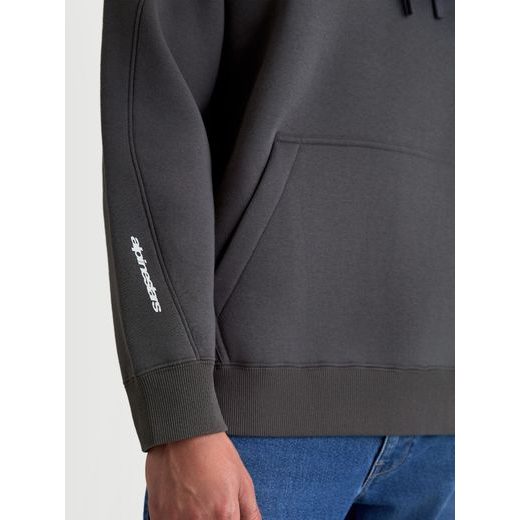 ALPINESTARS PRELUDE OVERSIZED HOODIE – VOĽNOČASOVÁ MOTO MIKINA (TMAVO SIVÁ)