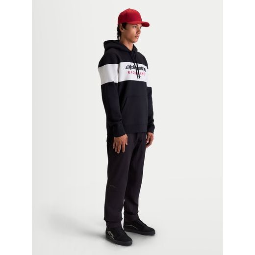 ALPINESTARS CUBIC HOODIE – VOĽNOČASOVÁ MOTO MIKINA (ČIERNA/SIVÁ)