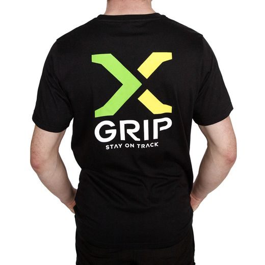 X-GRIP TRIČKO S LOGOM – ČIERNA