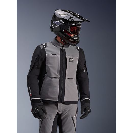 ALPINESTARS ANDES PRO DRYSTAR XF – MOTOCYKLOVÁ BUNDA NA CESTNÚ JAZDU (TMAVO SIVÁ/ČIERNA) 2026