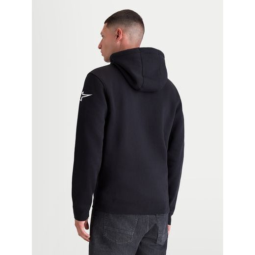 ALPINESTARS RACE WORDMARK HOODIE – VOĽNOČASOVÁ MOTO MIKINA (ČIERNA/BIELA)