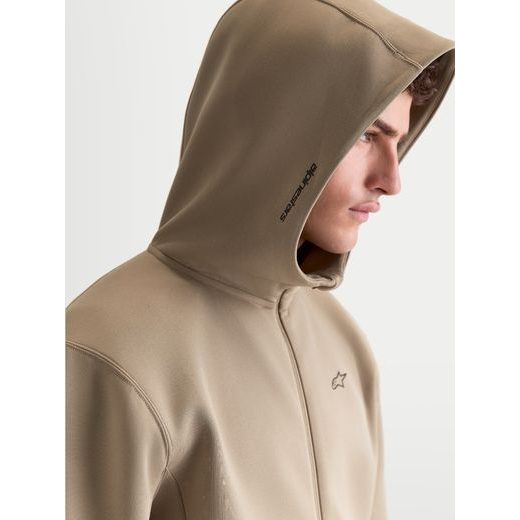 ALPINESTARS CYPHER HOODIE – VOĽNOČASOVÁ MOTO MIKINA (PIESKOVÁ)