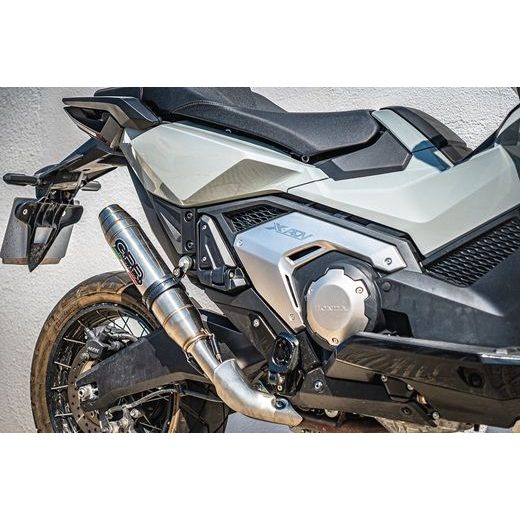 SLIP-ON EXHAUST GPR DEEPTONE H.245.DE BRUSHED STAINLESS STEEL INCLUDING REMOVABLE DB KILLER AND LINK PIPE