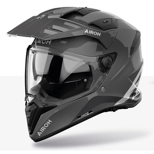 PŘILBA BANDIT COLOR, AIROH (TMAVĚ ŠEDÁ LESKLÁ) 2025