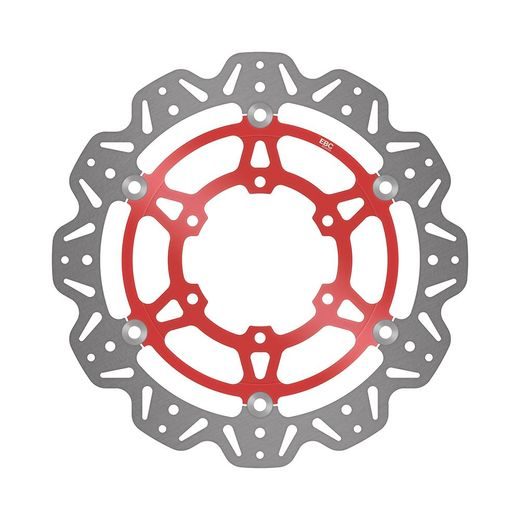 BRZDOVÝ KOTÚČ EBC VR3107RED ČERVENÁ