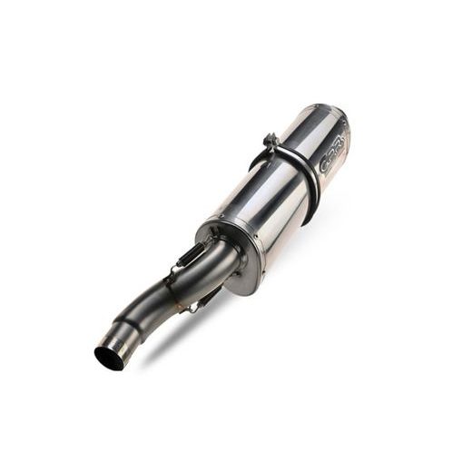 DVOJITÁ KONCOVKA VÝFUKU SLIP - ON GPR TRIOVAL D.15.24.TRI LEŠTENÁ NEREZOVÁ OCEĽ INCLUDING REMOVABLE DB KILLERS AND LINK PIPES