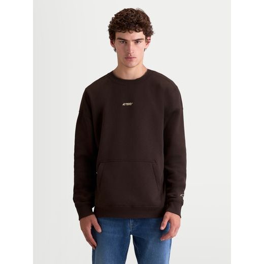 ALPINESTARS GUISE OVERSIZED CREW – VOĽNOČASOVÁ MOTO MIKINA (HNEDÁ)