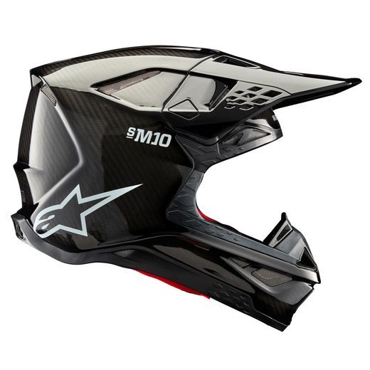 PRILBA SUPERTECH S-M10 SOLID FIM VERZIA, ALPINESTARS (LESKLÝ KARBÓN) 2026