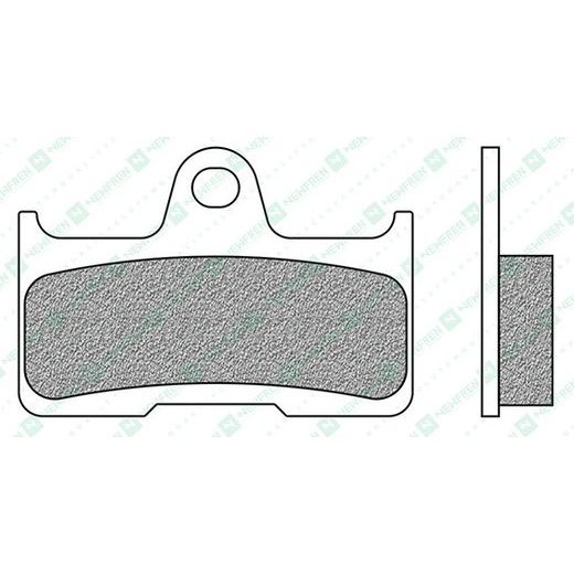 BRZDOVÉ DOŠTIČKY, NEWFREN (ZMES OFF ROAD ATV SINTERED) 2 KS V BALENÍ
