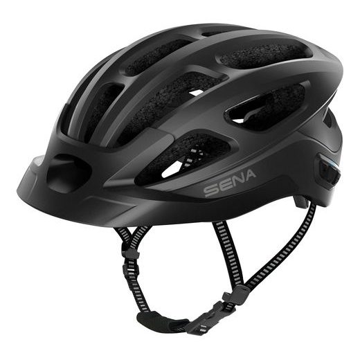 CYKLO PRILBA S HEADSETOM R1 EVO, SENA (MATNÁ ČIERNA)