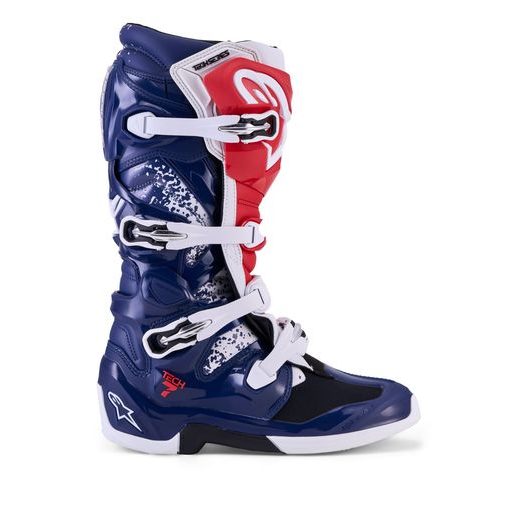 ALPINESTARS TECH 7 LIMITOVANÁ EDÍCIA UNITY – MOTOKROSOVÉ A ENDURO TOPÁNKY (MOTO ČIŽMY) (ČERVENÁ/BIELA/MODRÁ) 2026