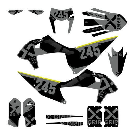 SÚPRAVA POLEPOV MOTOCYKLA X-GRIP – KTM EXC 150 TPI (2020 - 2023) A ĎALŠIE MODELY