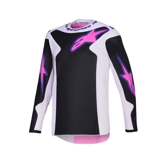 ALPINESTARS FLUID GRID – MOTOKROSOVÝ DRES NA MX A ENDURO (ČIERNA/SVETLO SIVÁ/FIALOVÁ) 2026