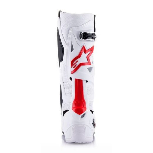 TOPÁNKY TECH 10 SUPERVENTED, ALPINESTARS, PERFOROVANÉ (BÍLÁ/ČERVENÁ/ČERNÁ) 2023