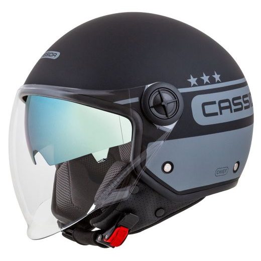 PŘILBA HANDY PLUS CHIEF, CASSIDA (ŠEDÁ MATNÁ/ČERNÁ) 2023