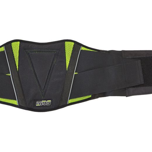 KIDNEY BELT RACING GMS ZG99003 ČIERNO-ŽLTÉ FLUO S