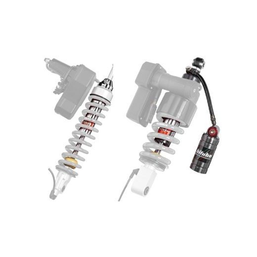 FRONT & REAR MONOSHOCK KIT BITUBO FOR WP ESA OEM WITH SPRING. + ADJ. 2 COMP